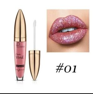 New Pudaier Lipstick Glitter Lip Gloss Diamond